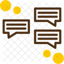 Messaging Digital Communication Message Exchange Icono