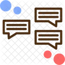 Messaging Digital Communication Message Exchange Icono