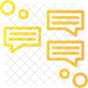Messaging Digital Communication Message Exchange Icono