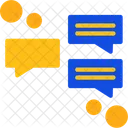 Messaging Digital Communication Message Exchange Icono