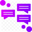 Messaging Digital Communication Message Exchange Icono
