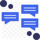 Messaging Digital Communication Message Exchange Icono