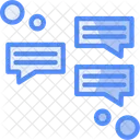 Messaging Digital Communication Message Exchange Icono