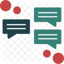 Messaging Digital Communication Message Exchange Icono