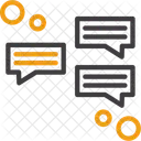 Messaging Digital Communication Message Exchange Icono