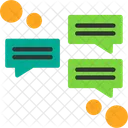 Messaging Digital Communication Message Exchange Icono