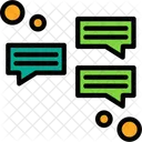 Messaging Digital Communication Message Exchange Icono