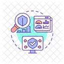 Messen Sie die Ergebnisse der Anwendungssicherheit  Icon
