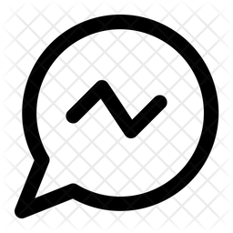 Messenger Icon - Download in Line Style