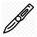 Messer Faltbar Stein Symbol
