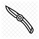 Messer Faltbar Stein Symbol