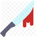 Messer Mit Blut Blutiges Hackmesser Blutiges Messer Icon