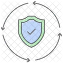 Mesure De Securite Icone De Couleur Lineaire Icône