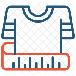 Mesure des vêtements  Icône