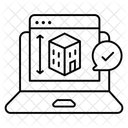 Mesure De Batiment Mesure De Structure Dimensions De Batiment Icône