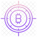 Alvo Bitcoin Objetivo Bitcoin Alvo Icon