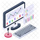 Analise De Negocios Meta De Negocios Grafico De Negocios Ícone