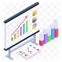 Analise De Negocios Meta De Negocios Grafico De Negocios Ícone