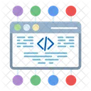 SEO Codificacao Programacao Ícone