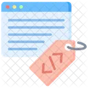 Metadata Web Tag Icon