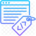 Metadata Web Tag Icon