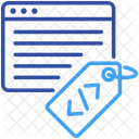 Metadata Web Tag Icon
