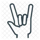 Metal Hand Gesture Icon
