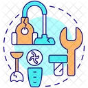 Metal And Plastic Component  Icon