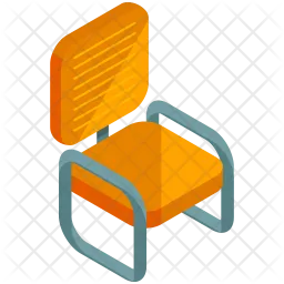 Metal chair  Icon