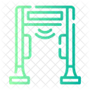 금속 탐지기 탐지기 제어 아이콘