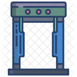 Metal detector gate  Icon