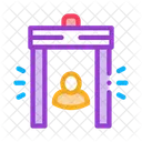 Airport Body Scanner Icon