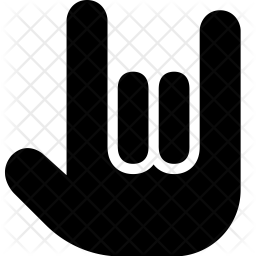Metal Music Icon Of Glyph Style Available In Svg Png Eps Ai Icon Fonts