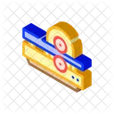 Metal Rolling Isometric Icon