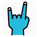 Metal Sign Hand Sign Icon