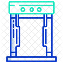 Metalldetektor Tor Metall Scan Tor Tor Symbol