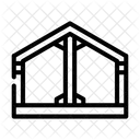 Metallic Building  Icon