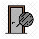 Metallic Material Door Icon