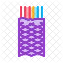 Metallic Insulation Shield Icon