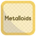 Metalloids Chemistry Periodic Table Icon