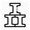 Factory Chimney Metallurgical Icon