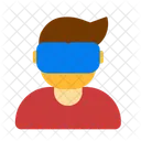 Man People Vr Glasses Icon