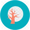 Meteo Lune Arbre Icon