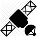 Satellite Meteo Transmission Sans Fil Satellite De Communication Icône