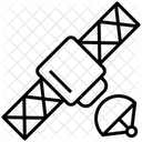 Satellite Meteo Transmission Sans Fil Satellite De Communication Icône