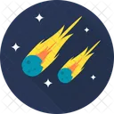 Meteor Space Galaxy Icon