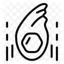 Rock Space Impact Icon