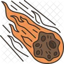 Meteor Comet Asteroid Icon