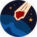 Meteor Falling Space Icon