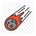 Meteor Space Falling Icon